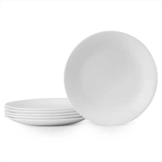 Corelle® Winter Frost White Dinnerware Set – Service for 6 + Salad Plates