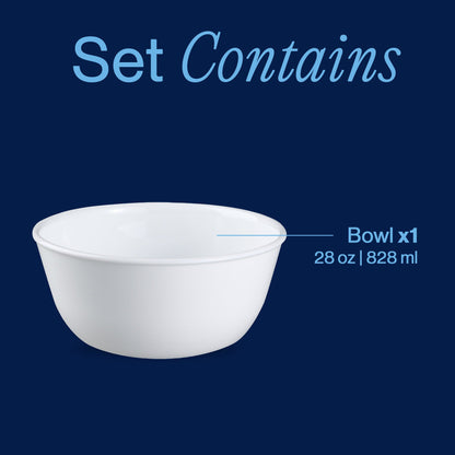 Corelle® Winter Frost White 28-ounce Large Soup Bowl