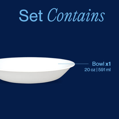 Corelle® Winter Frost White 20-ounce Meal Bowls, 6-pack