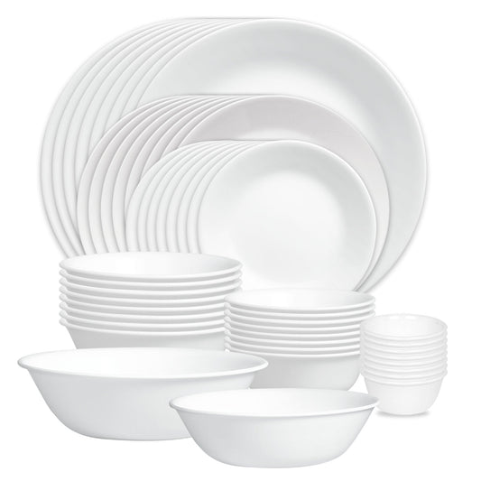 Corelle® Winter Frost White 50-piece Dinnerware Set, Service for 8, EXCLUSIVE