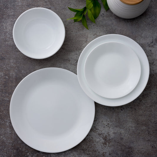 Corelle® Winter Frost White 10.5" Dinner Plates, 4-pack