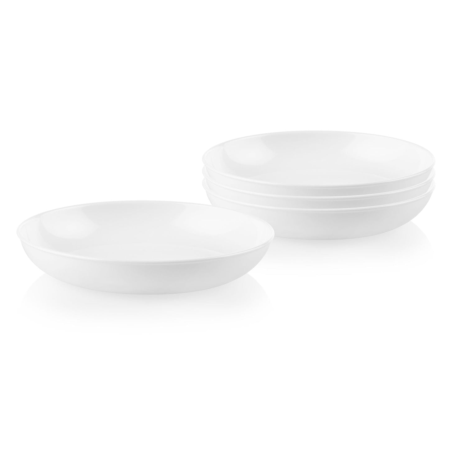 Corelle® Modern Rounds Dinnerware Set – Service for 4 + Meal Bowls