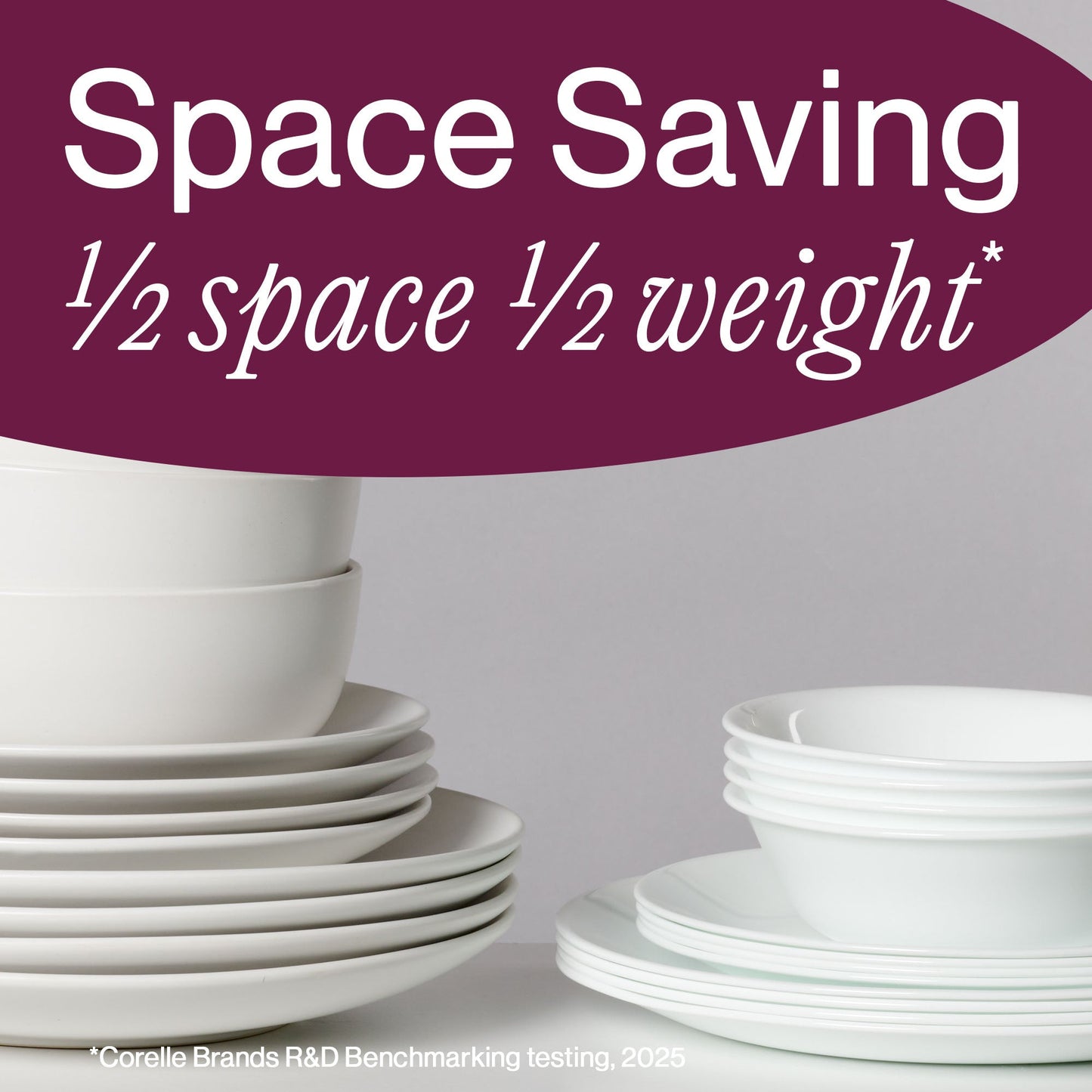 Corelle® Winter Frost White 12-piece Dinnerware Set, Service for 4