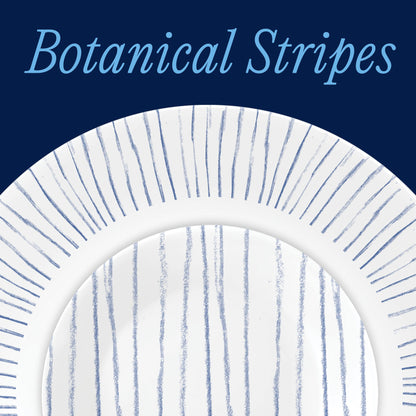 Corelle® Nautical Stripes 18-piece Dinnerware Set, Service for 6