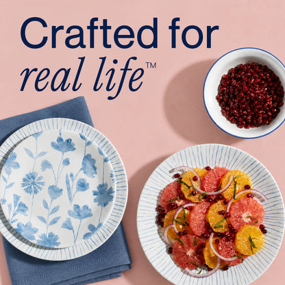 Corelle® Botanical Stripes 32-piece Dinnerware Set, Service for 8
