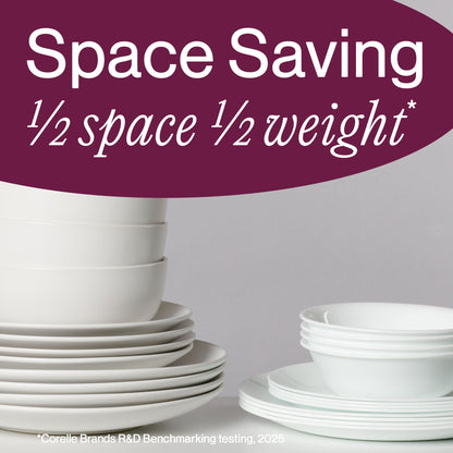Corelle® Botanical Stripes 32-piece Dinnerware Set, Service for 8