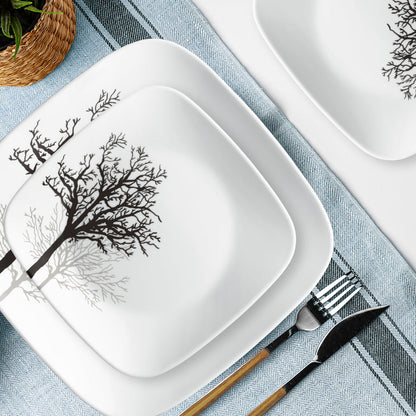 Corelle® Timber Shadows 18-piece Dinnerware Set, Service for 6