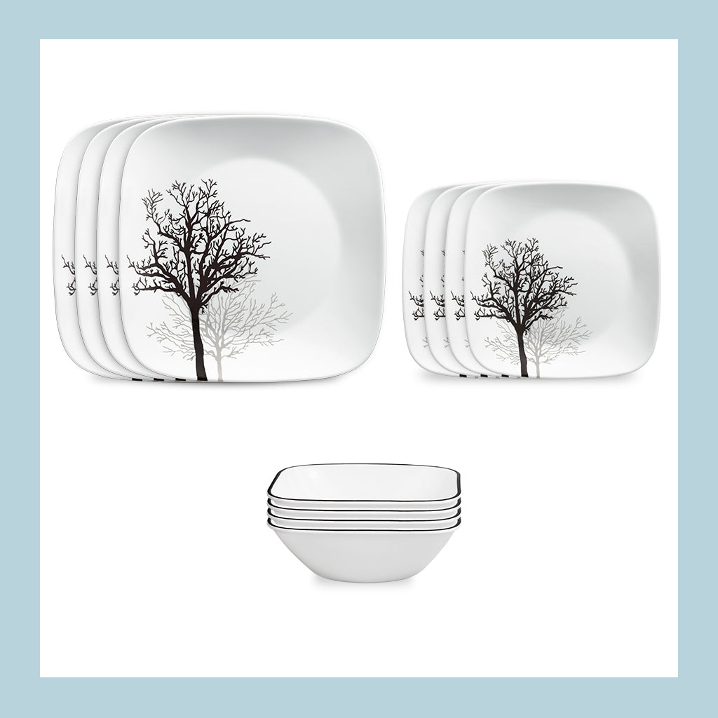Corelle® Timber Shadows 18-piece Dinnerware Set, Service for 6