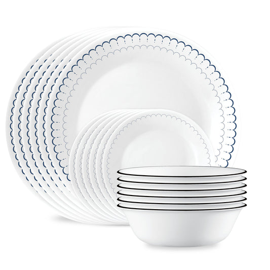 Corelle® Caspian Lace 18-piece Dinnerware Set, Service for 6