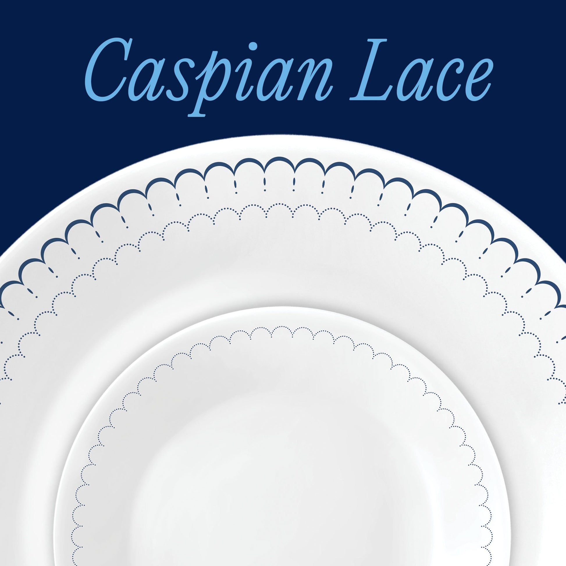 Corelle® Caspian Lace 18-piece Dinnerware Set, Service for 6