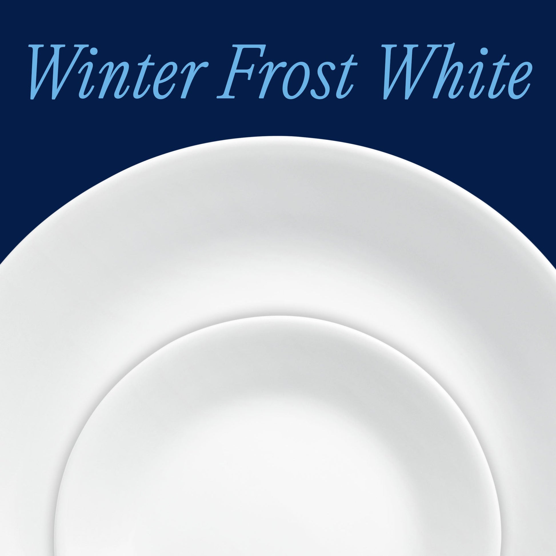 Corelle® Winter Frost White 16-piece Mugless Dinnerware Set, Service for 4