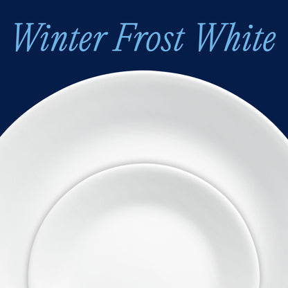 Corelle® Winter Frost White 16-piece Mugless Dinnerware Set, Service for 4