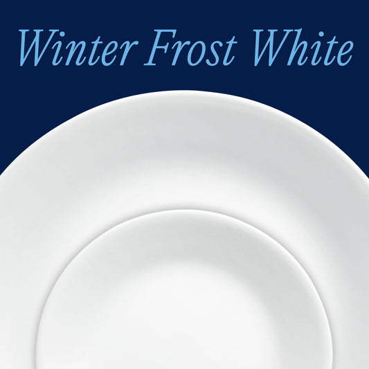 Corelle® Winter Frost White 16-piece Mugless Dinnerware Set, Service for 4