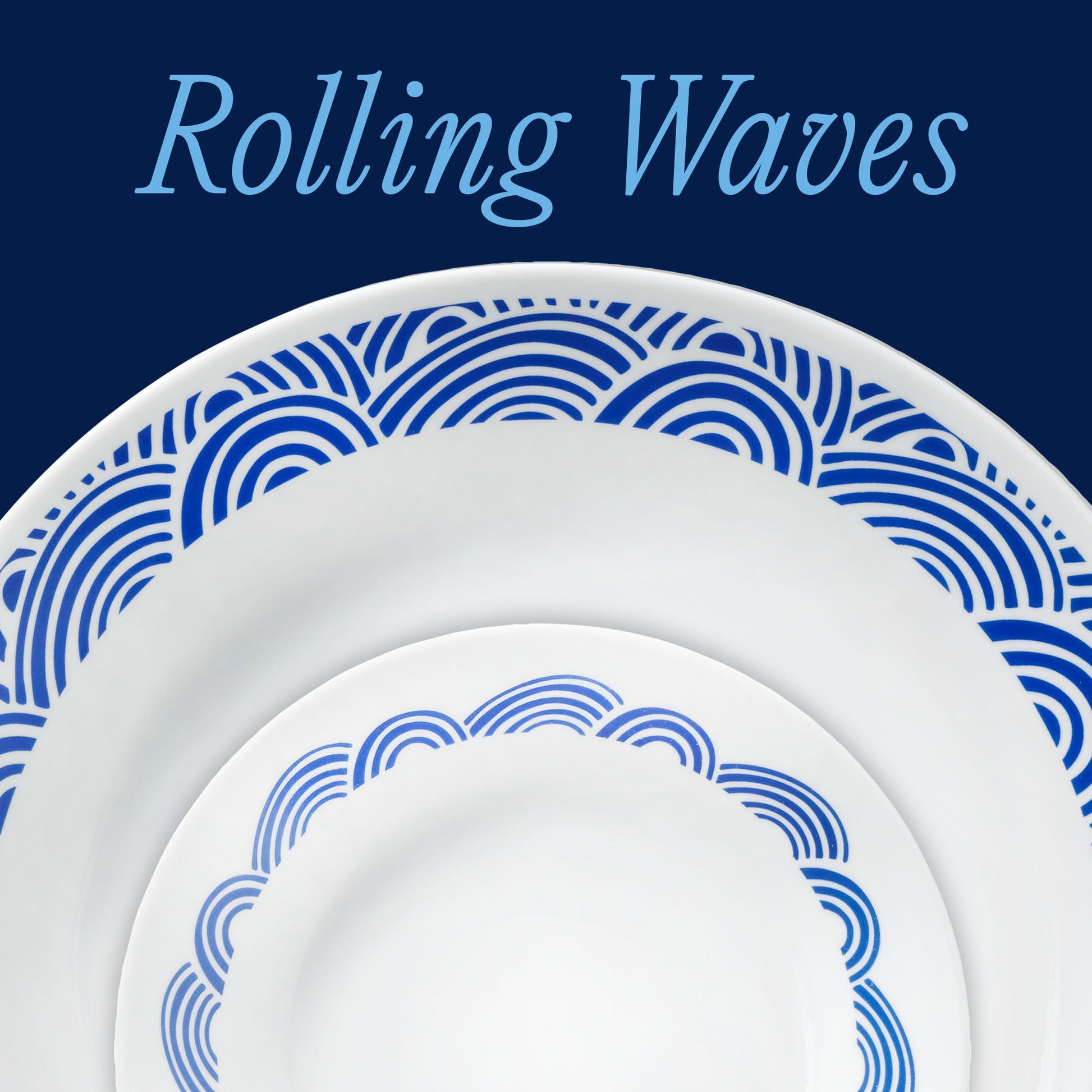 Corelle® Rolling Waves 12-piece Dinnerware Set, Service for 4