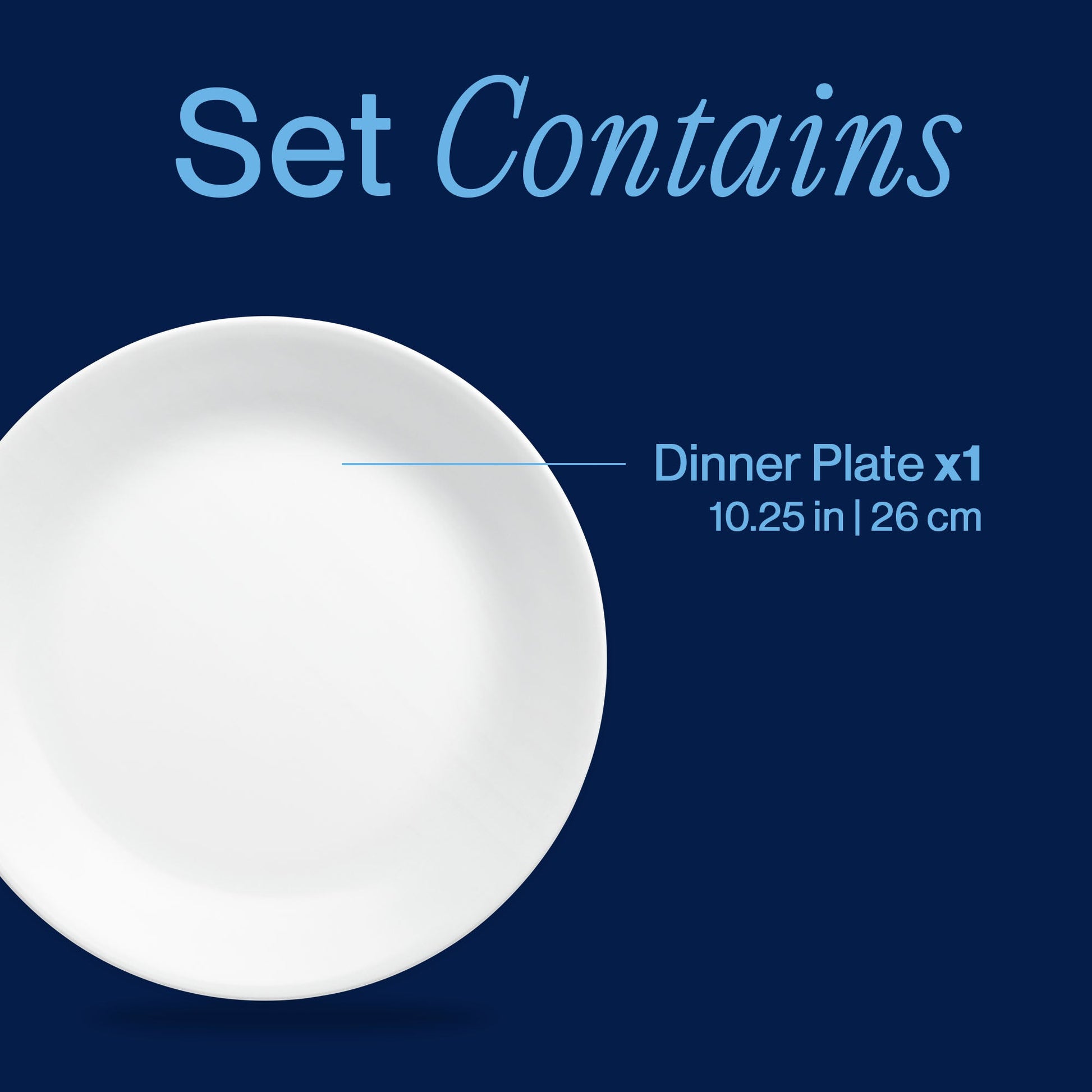 Corelle® Winter Frost White 10.25" Dinner Plates, 6-pack