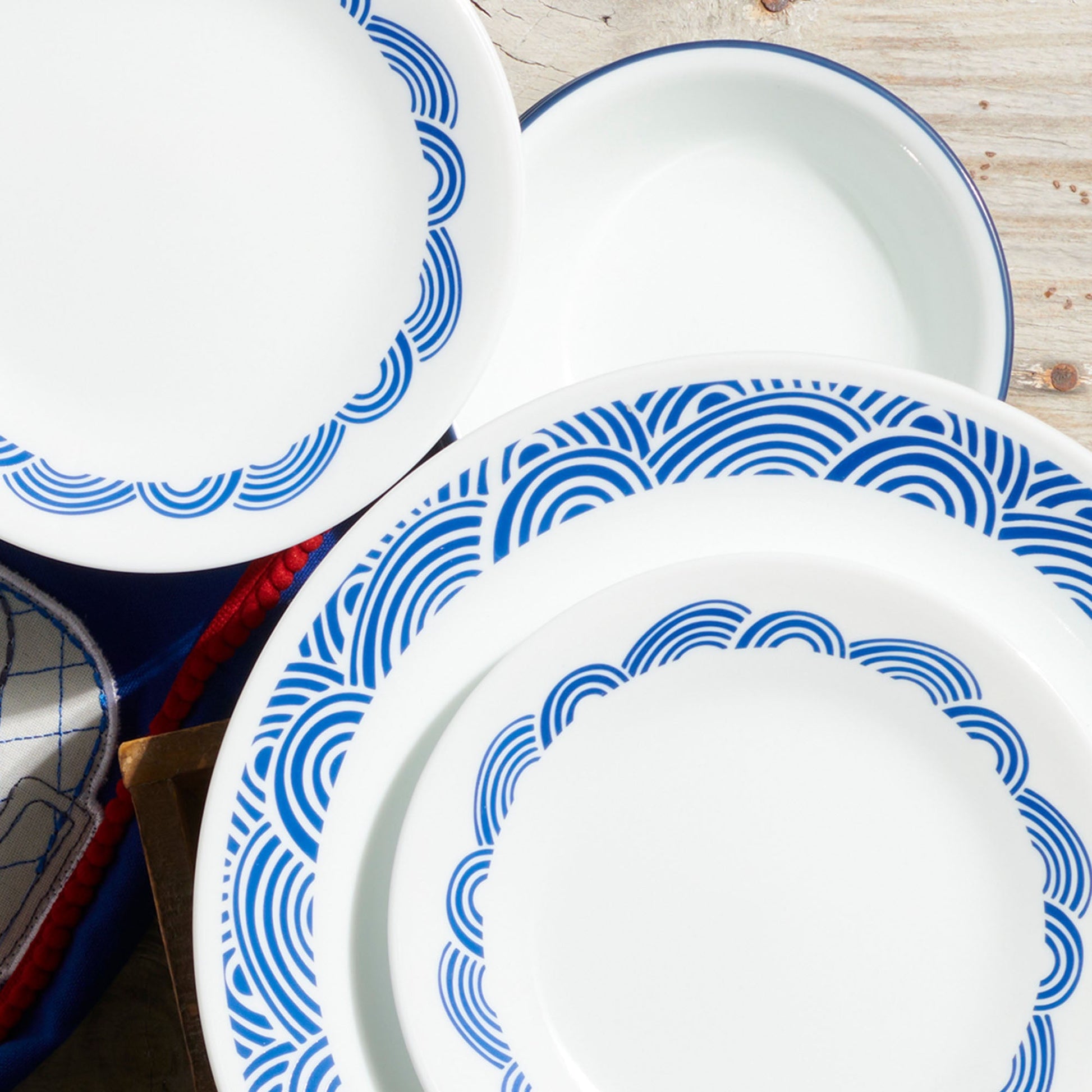 Corelle® Rolling Waves 18-piece Dinnerware Set, Service for 6