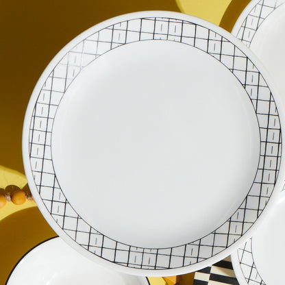 Corelle® Delicate Grid 8.5" Lunch Plate, 6-pack