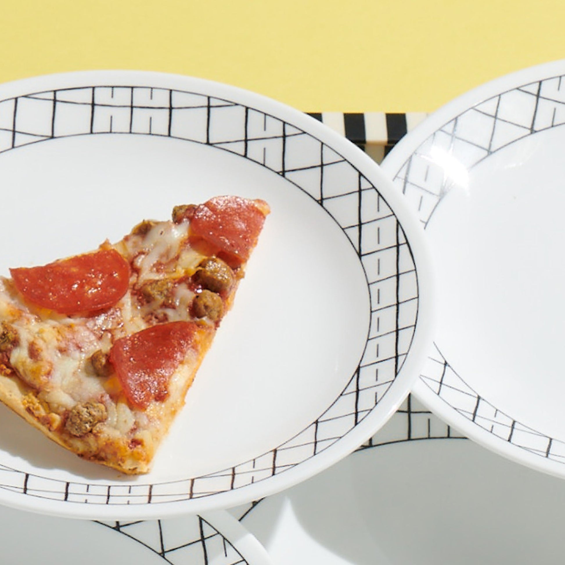 Corelle® Delicate Grid 8.5" Lunch Plate, 6-pack