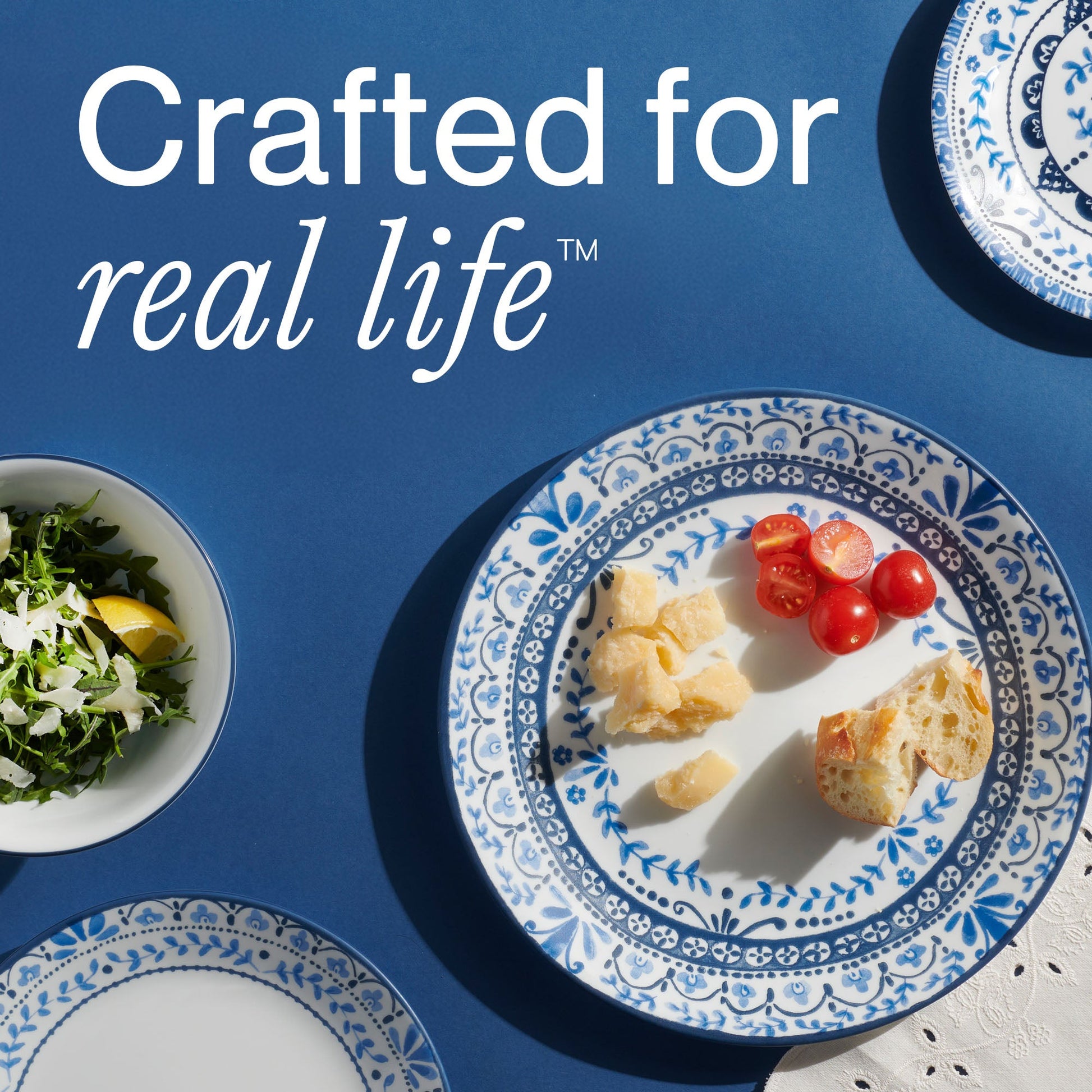 Corelle® Portofino Dinnerware Set – Service for 8 + Soup Bowls