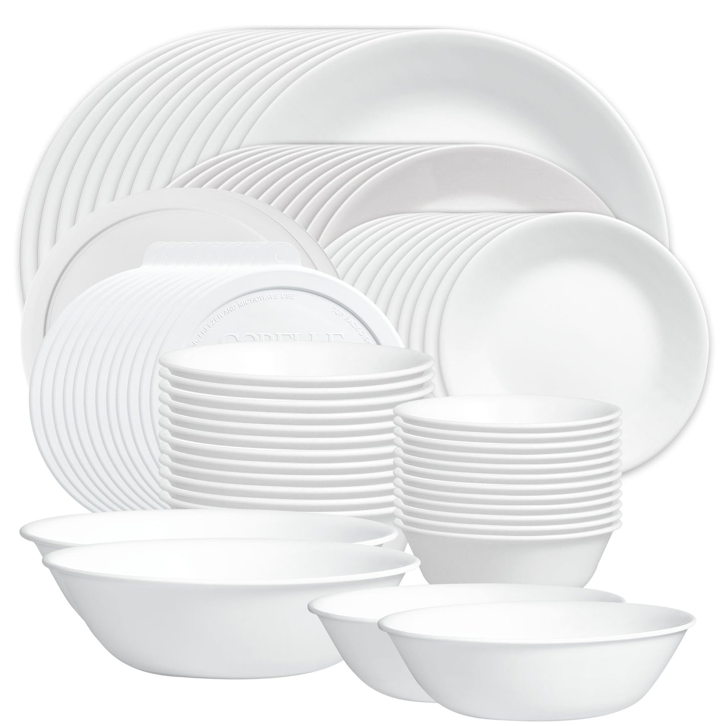 Corelle® Winter Frost White 78-piece Dinnerware Set, Service for 12