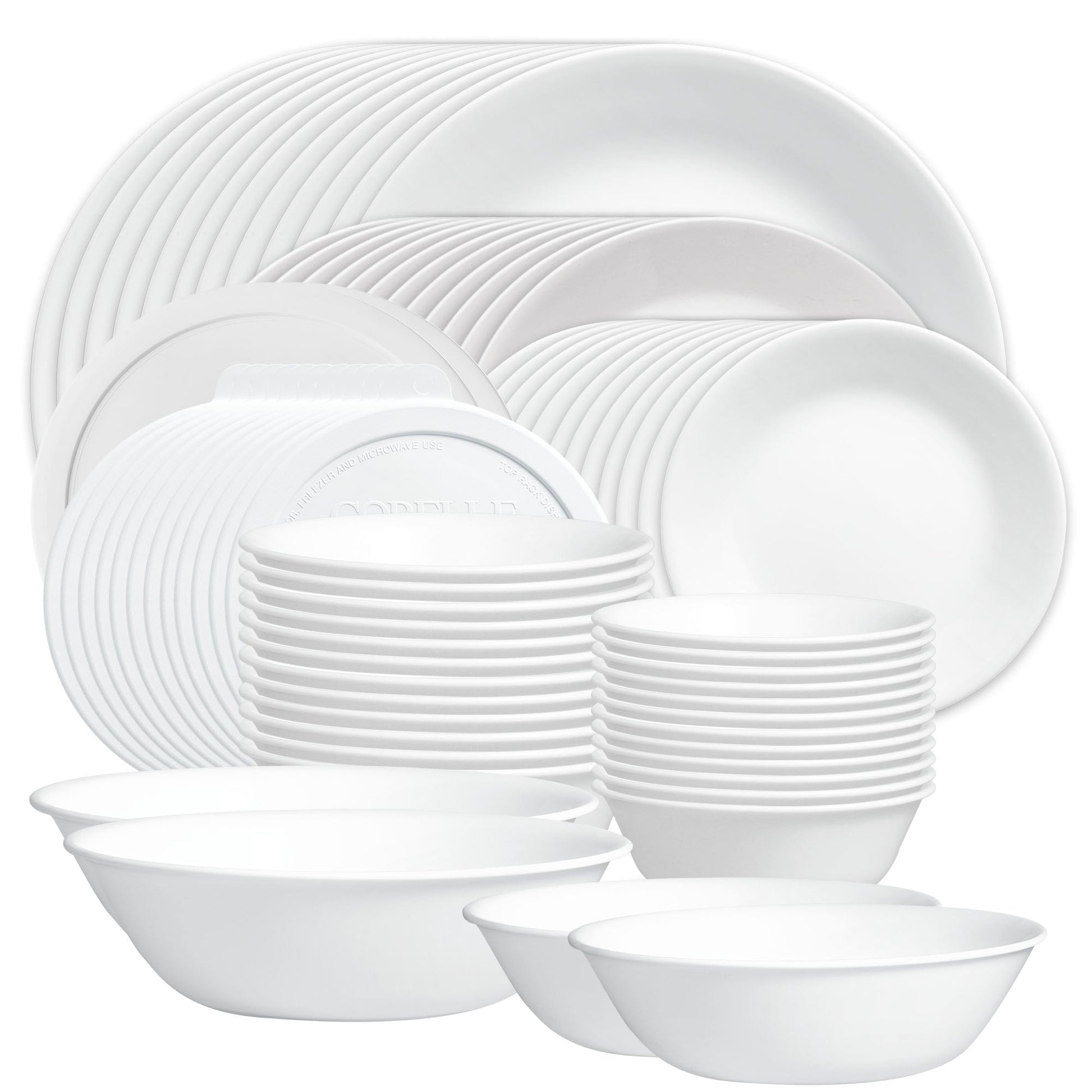 Corelle® Winter Frost White 78-piece Dinnerware Set, Service for 12