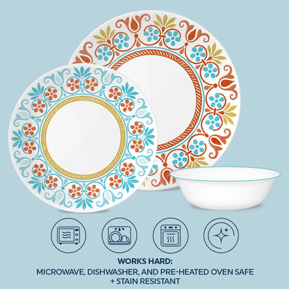 Corelle® Global Collection Terracotta Dreams 12-piece Dinnerware Set, Service for 4