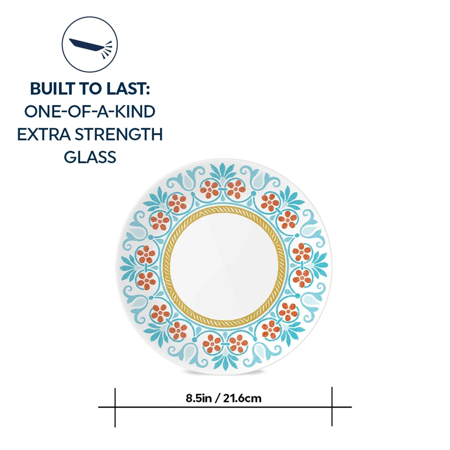 Corelle® Global Collection Terracotta Dreams 8.5" Salad Plate