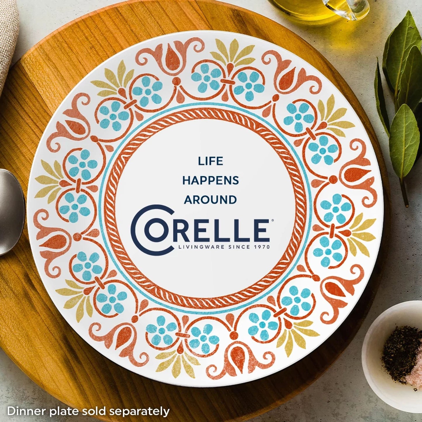 Corelle® Global Collection Terracotta Dreams 8.5" Salad Plate
