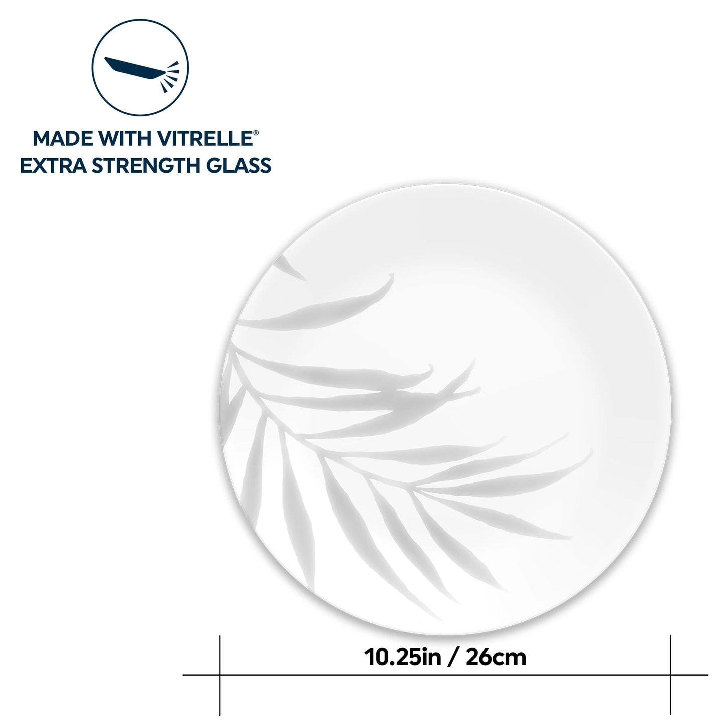 Corelle® Solar Print 10.25" Dinner Plate, EXCLUSIVE