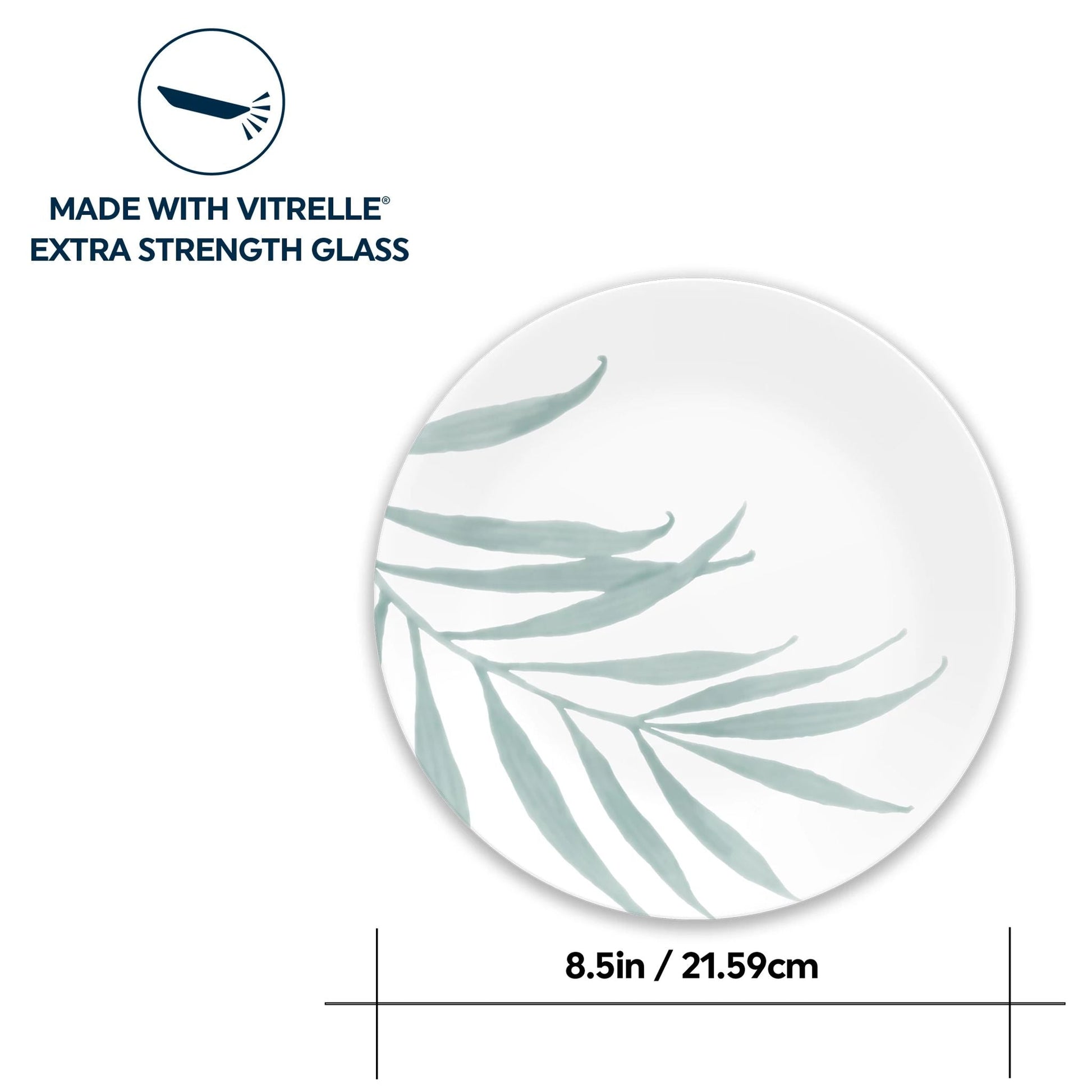 Corelle® Solar Print 8.5" Salad Plate, EXCLUSIVE