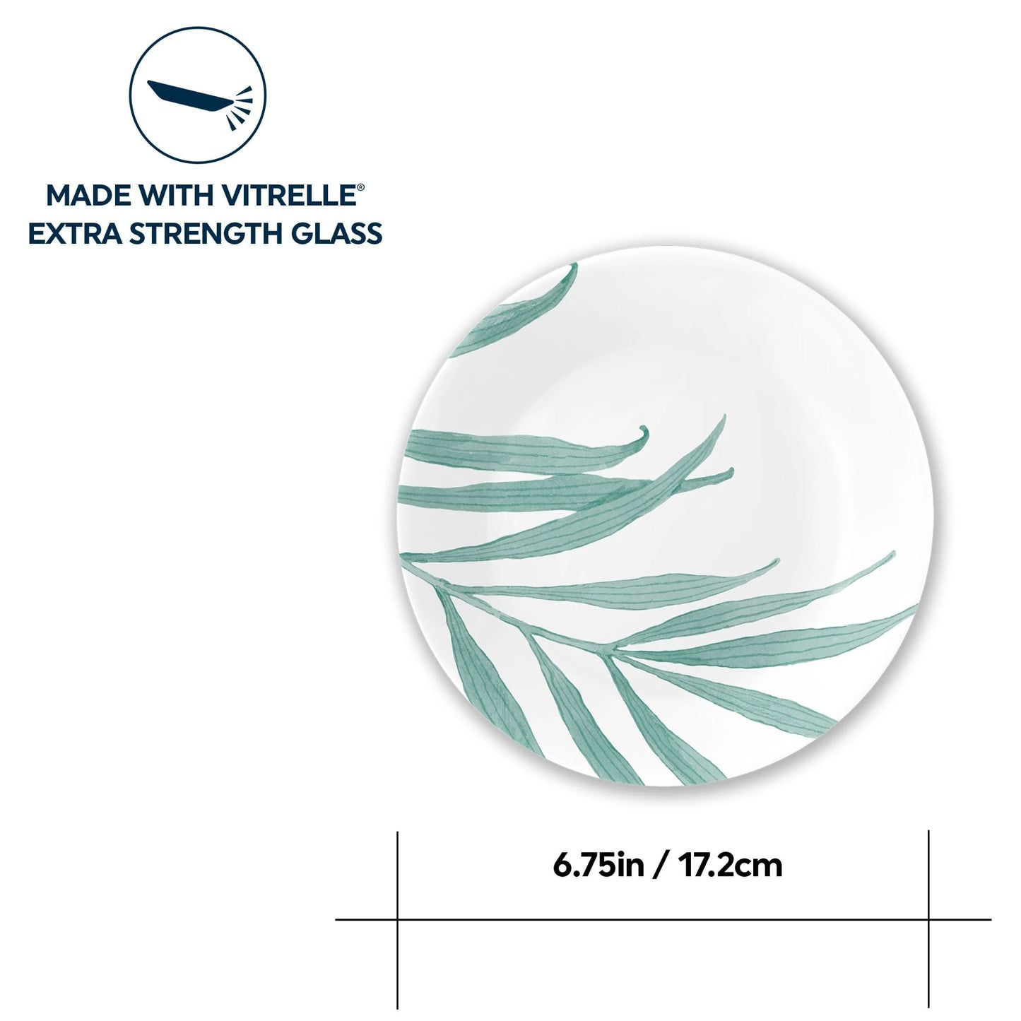 Corelle® Solar Print 6.75" Appetizer Plate, EXCLUSIVE