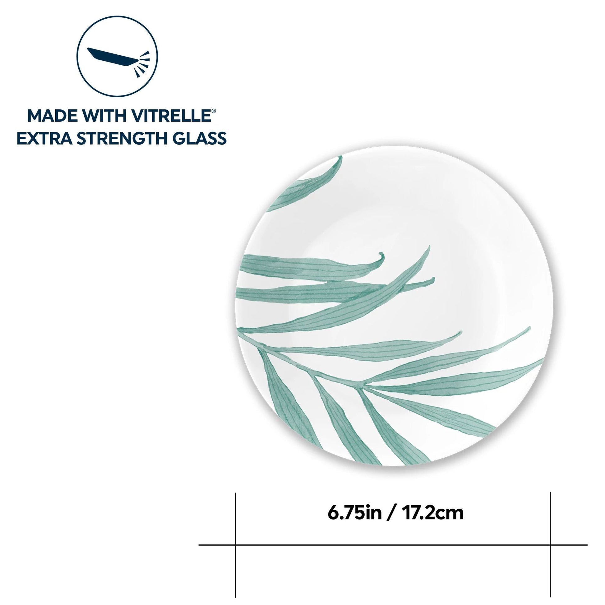 Corelle® Solar Print 6.75" Appetizer Plate, EXCLUSIVE