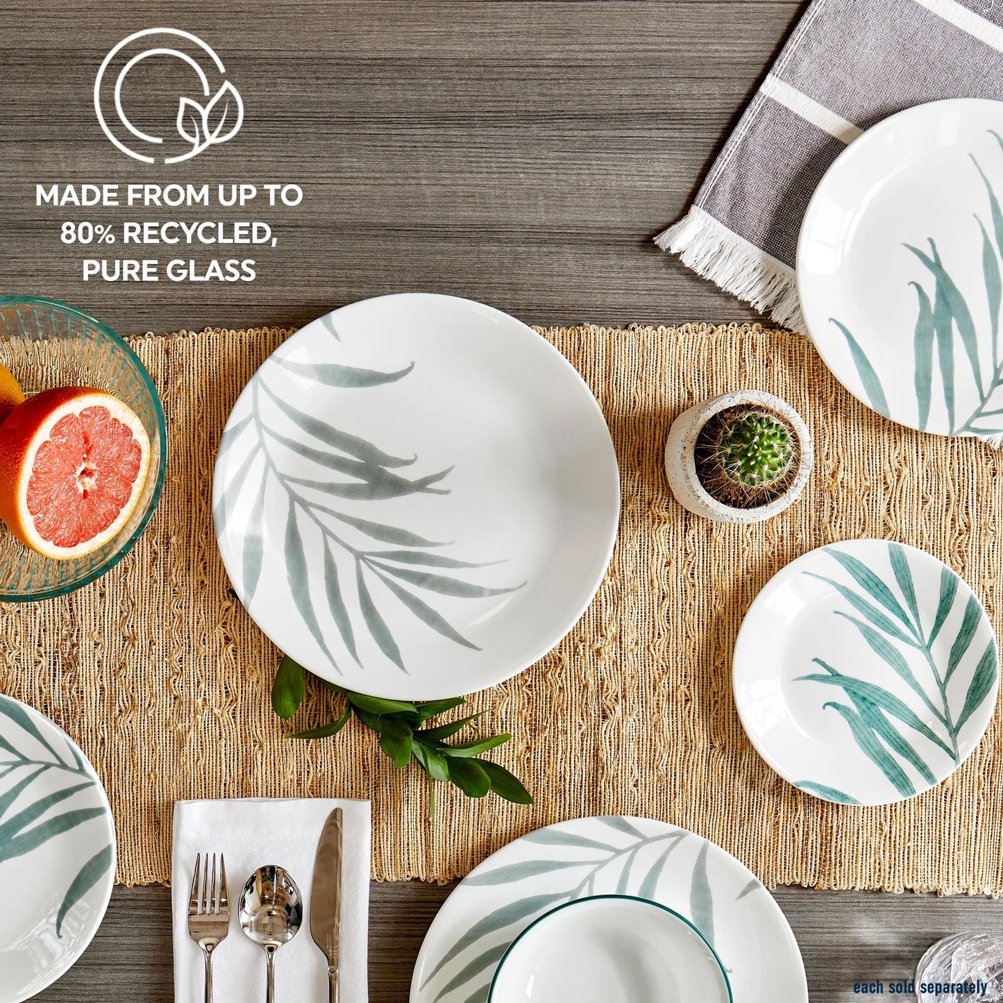 Corelle® Solar Print 6.75" Appetizer Plate, EXCLUSIVE