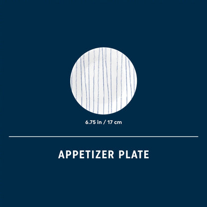 Corelle® Botanical Stripes 6.75" Appetizer Plate