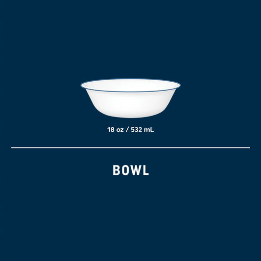Corelle® Botanical Stripes 18-ounce Cereal Bowl