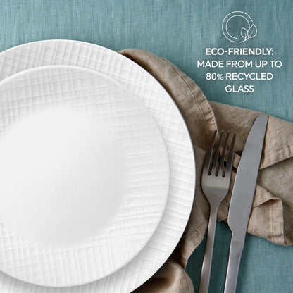 Corelle® Linen Weave 18-piece Dinnerware Set, Service for 6