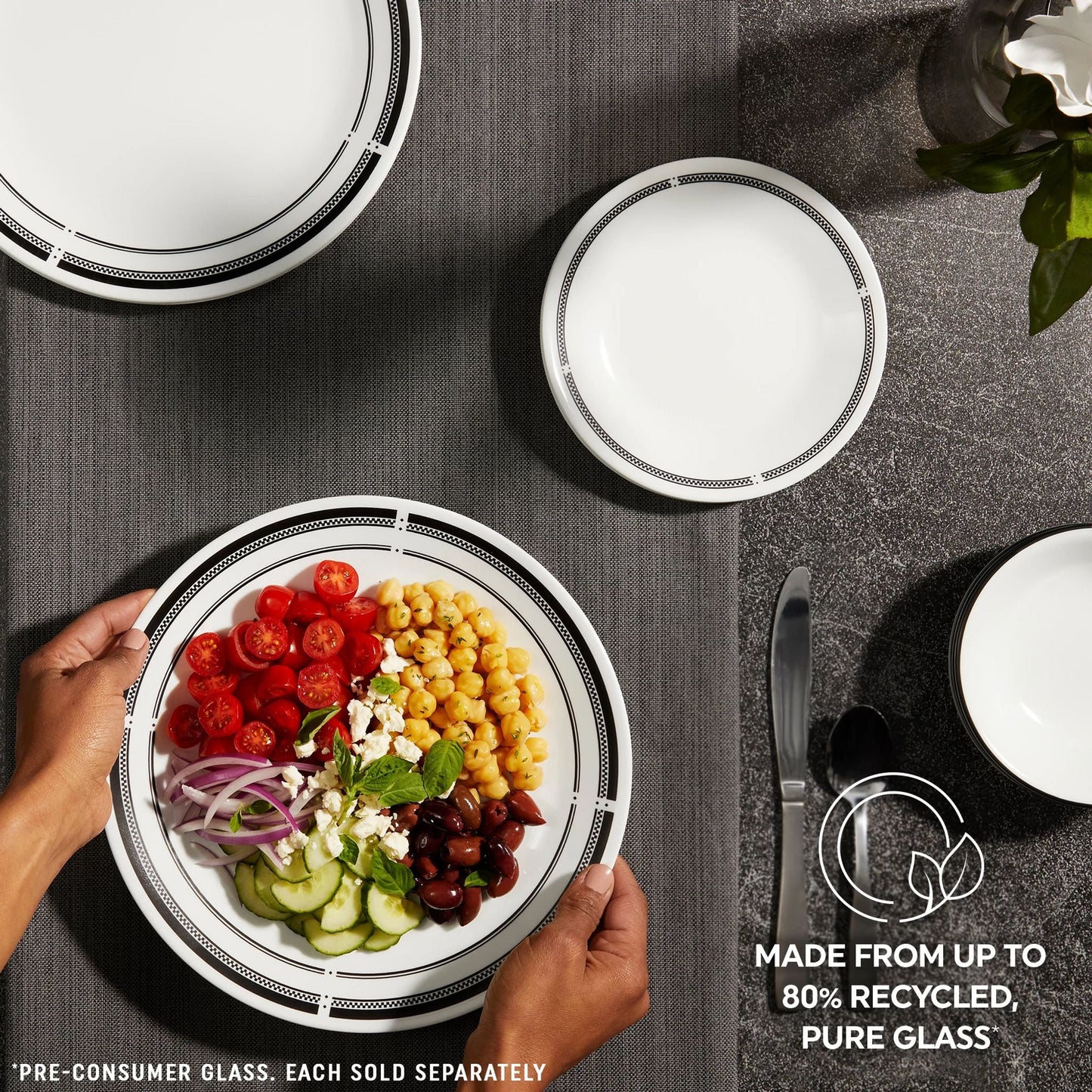 Corelle® Brasserie 10.25" Dinner Plates, 6-pack