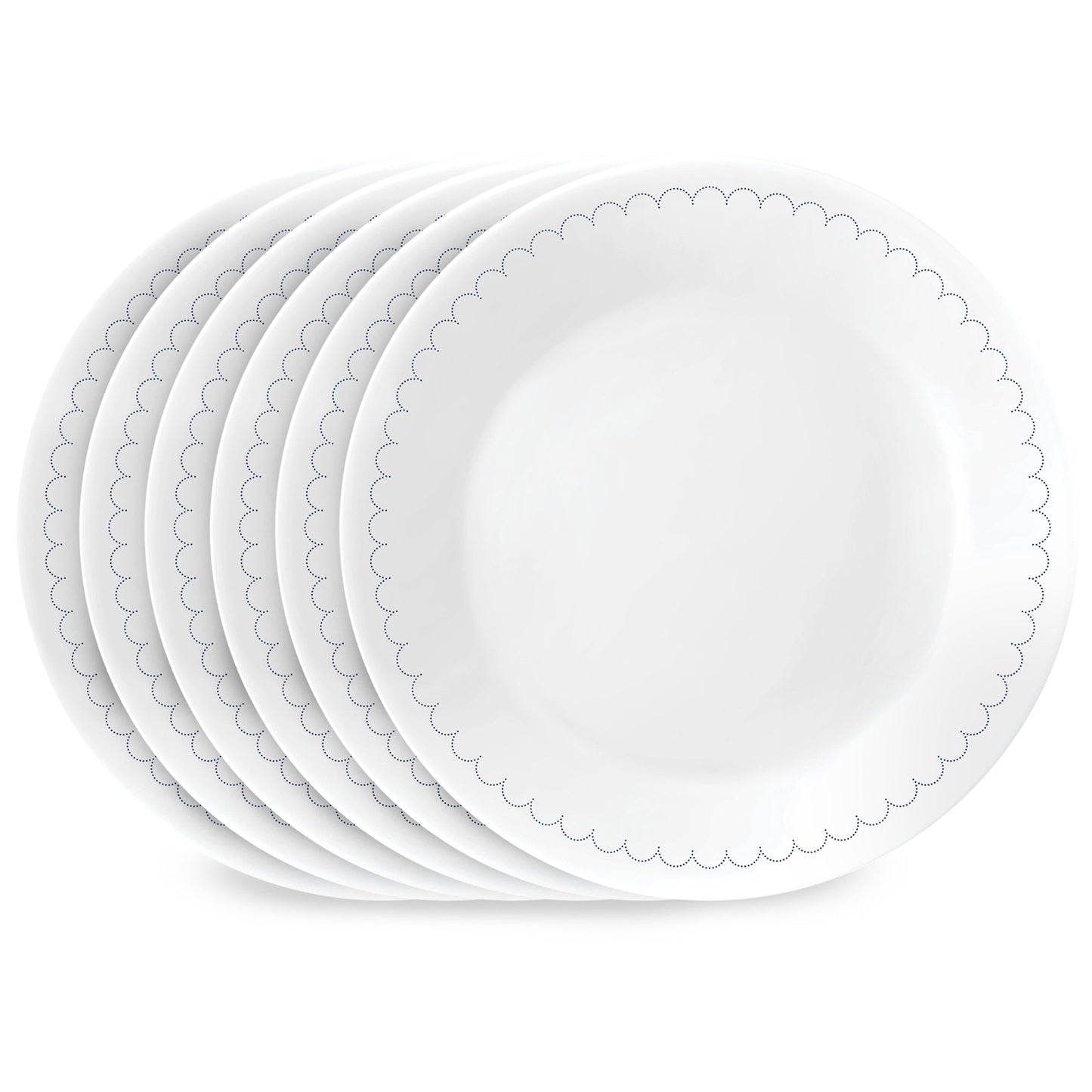 Corelle® Caspian Lace 6.75" Appetizer Plate, 6-pack