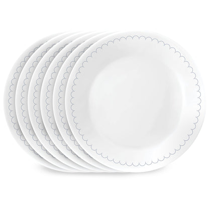 Corelle® Caspian Lace 6.75" Appetizer Plate, 6-pack