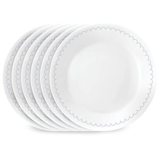 Corelle® Caspian Lace 6.75" Appetizer Plate, 6-pack