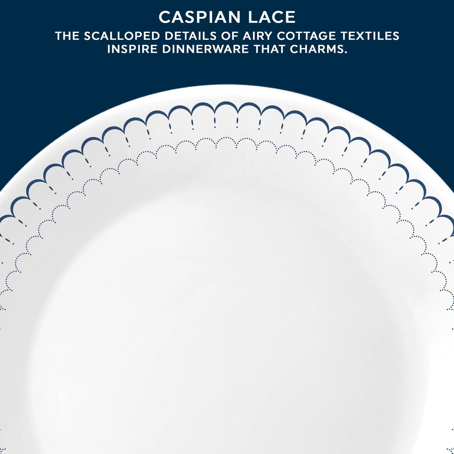 Corelle® Caspian Lace 10.25" Dinner Plate