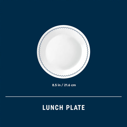 Corelle® Caspian Lace 8.5" Salad Plate