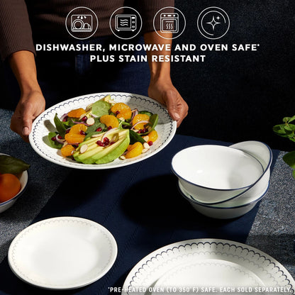 Corelle® Caspian Lace 6.75" Appetizer Plate, 6-pack
