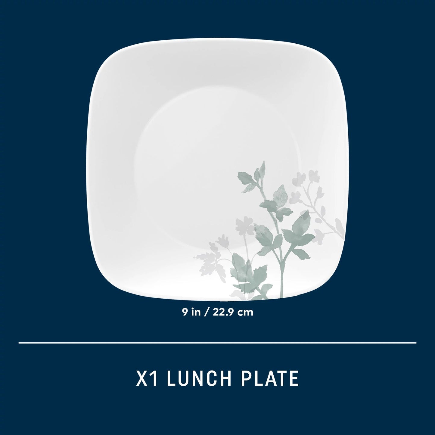 Corelle® Square Amalie 9" Salad Plate
