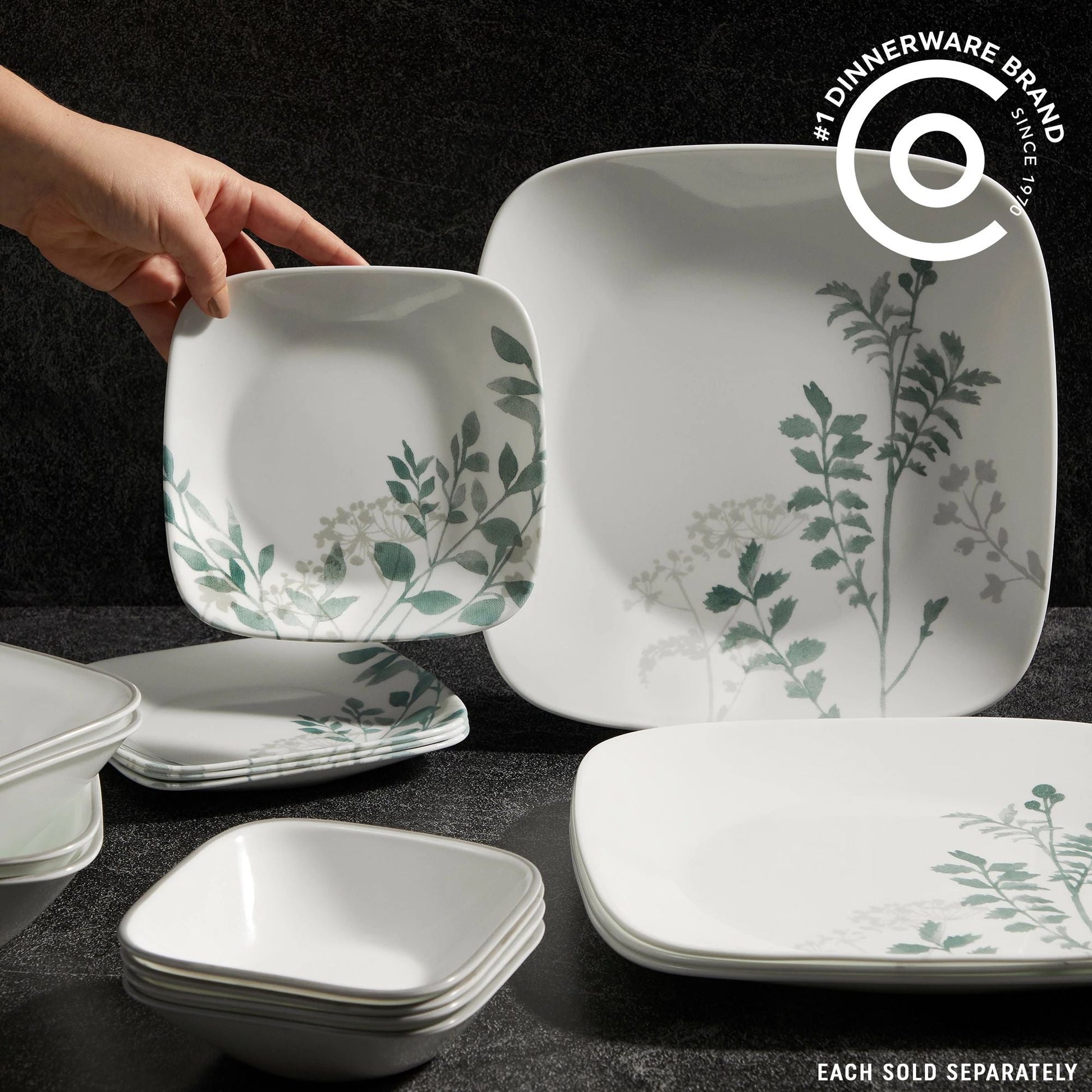 Corelle® Square Amalie 6.5" Appetizer Plate