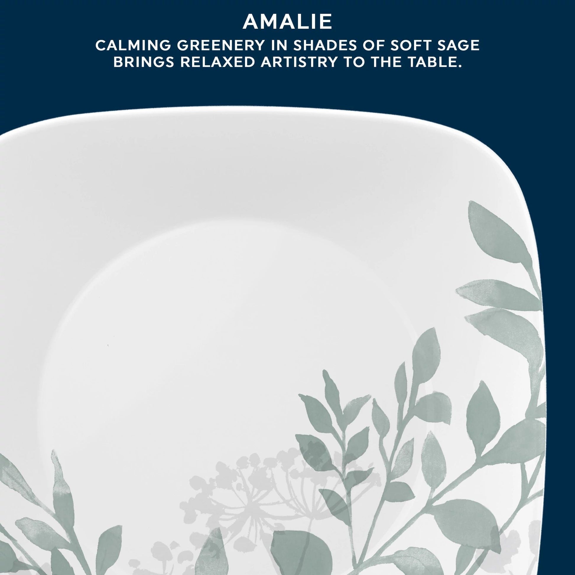 Corelle® Square Amalie 6.5" Appetizer Plate