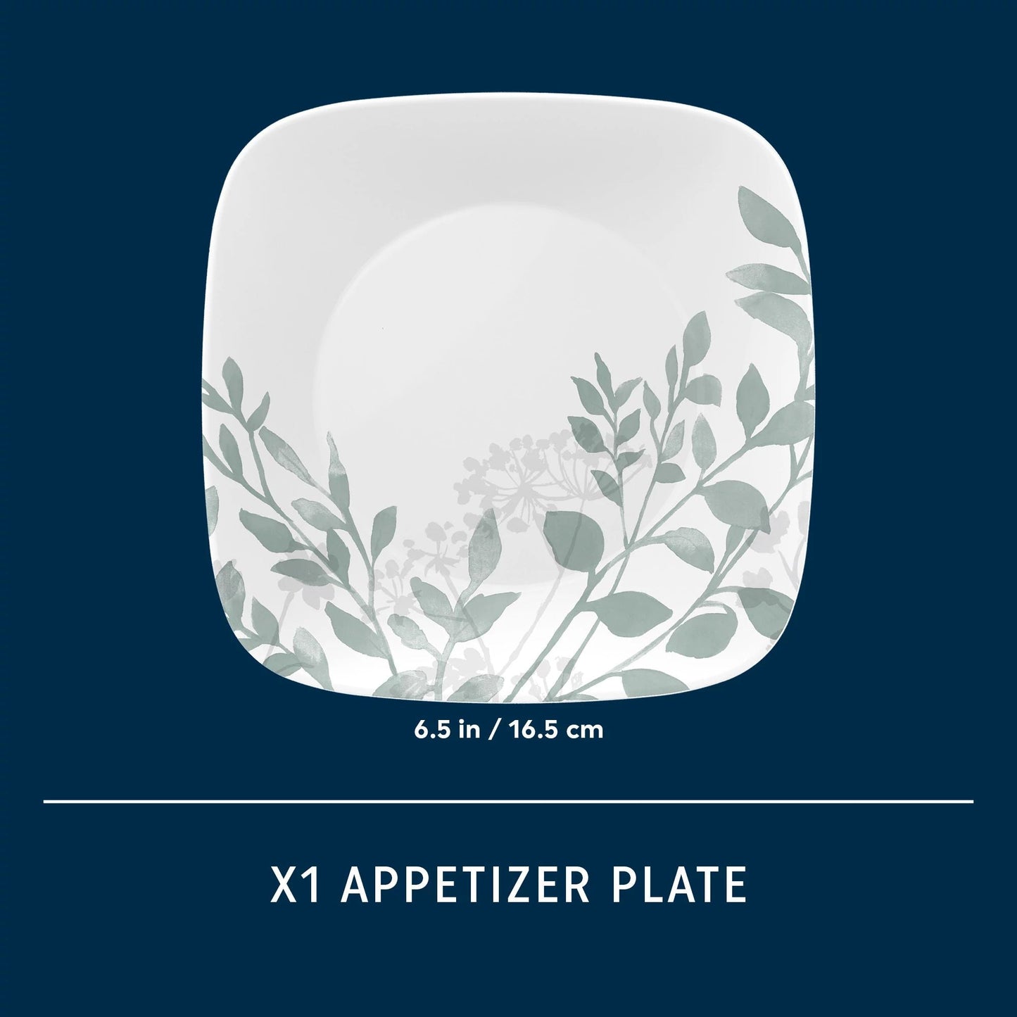 Corelle® Square Amalie 6.5" Appetizer Plate
