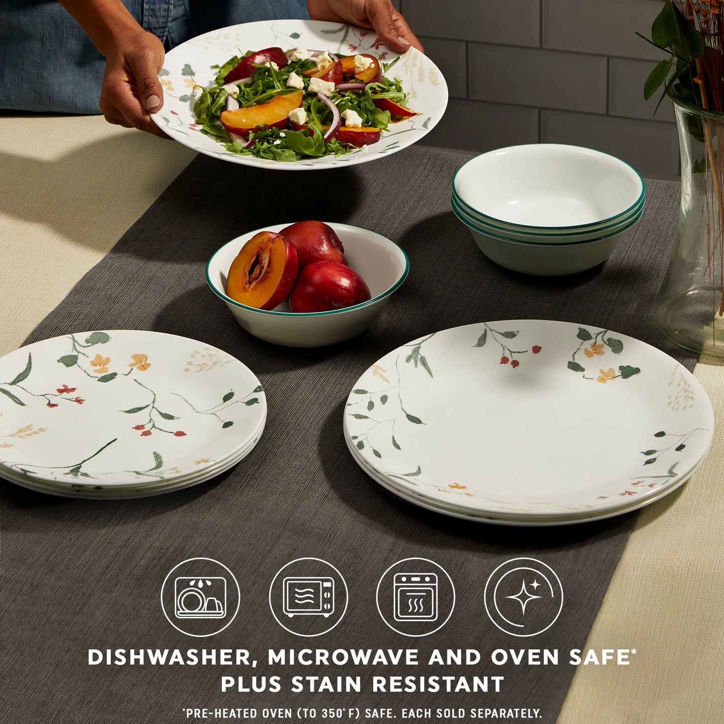 Corelle® Wildflower Scatter 18-ounce Cereal Bowl