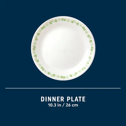Corelle® Spring Blossom Green 10.25" Dinner Plate