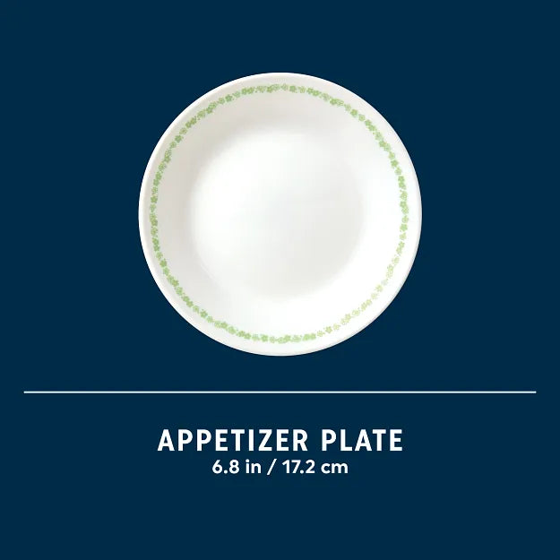 Corelle® Spring Blossom Green 6.75" Appetizer Plate